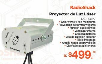 RadioShack Proyector de luz láser radioshack ems-08 / plata oferta