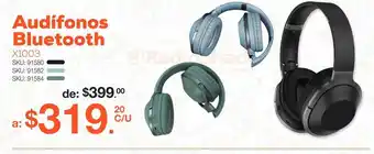 RadioShack Audífonos bluetooth radioshack x1003 / on ear / azul oferta