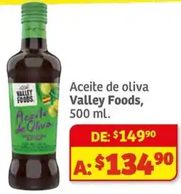 Soriana Híper Valley foods aceite de oliva oferta