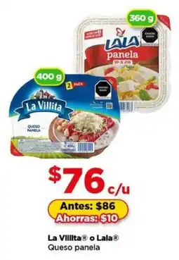 Bodega Aurrerá La villita o lala queso panela oferta