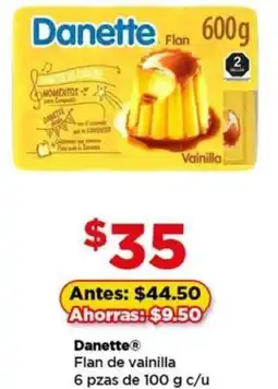 Bodega Aurrerá Danette flan de vainilla oferta