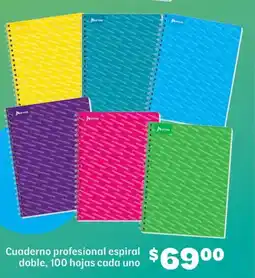 Soriana Híper Cuaderno profesional espiral doble oferta