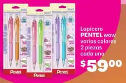 Soriana Híper Pentel wow lapicero varios colores oferta