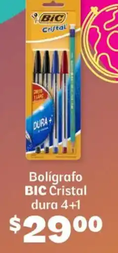 Soriana Híper Bic bolígrafo cristal dura 4+1 oferta