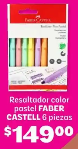 Soriana Híper Faber castell resaltador color pastel oferta