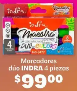 Soriana Híper Indra marcadores dúo oferta