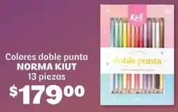 Soriana Híper Norma kiut colores doble punta oferta