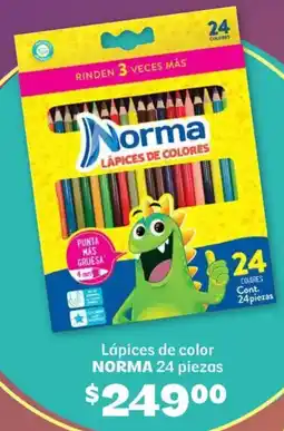 Soriana Híper Norma lápices de color oferta