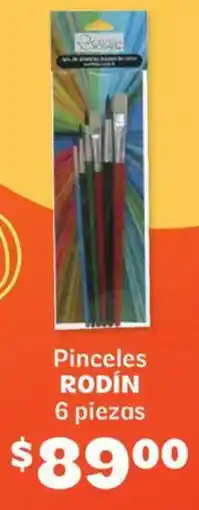 Soriana Híper Rodín pinceles oferta