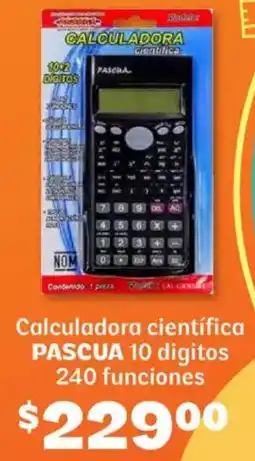 Soriana Híper Pascua calculadora científica oferta