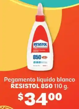 Soriana Híper Resistol pegamento líquido blanco 850 oferta