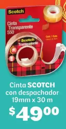 Soriana Híper Scotch cinta con despachador oferta