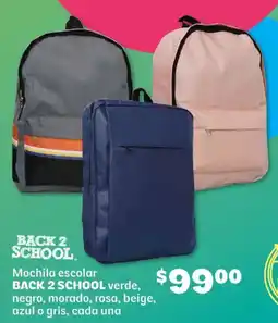Soriana Híper Back 2 school mochila escolar oferta