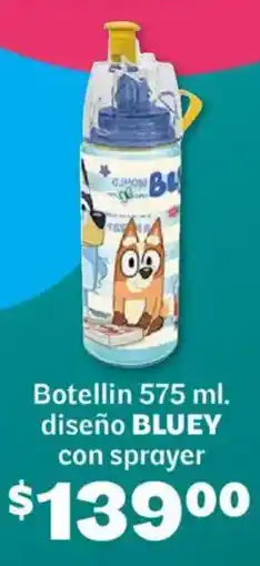 Soriana Híper Bluey botellin diseño con sprayer oferta