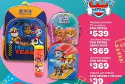 Soriana Híper Paw patrol mochila primaria 3d metálico oferta