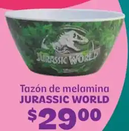 Soriana Híper Jurassic world tazón de melamina oferta