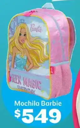 Soriana Híper Barbie mochila oferta