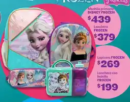Soriana Híper Disney frozen mochila primaria oferta