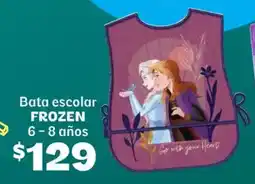 Soriana Híper Frozen bata escolar oferta