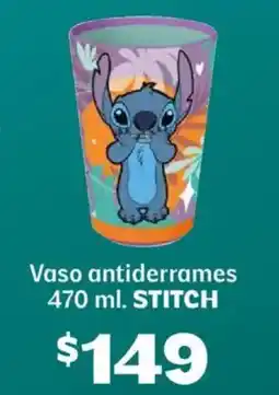 Soriana Híper STITCH Vaso antiderrames 470 ml oferta