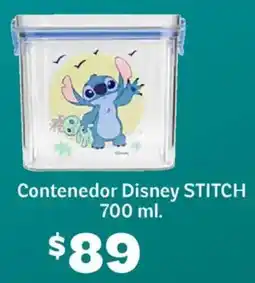 Soriana Híper STITCH Contenedor Disney 700 ml oferta