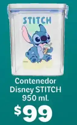 Soriana Híper STITCH Contenedor Disney 950 ml oferta