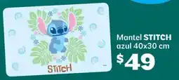 Soriana Híper STITCH Mantel azul 40x30 cm oferta
