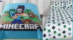 Soriana Híper MINECRAFT Colcha o sábana matrimonial oferta