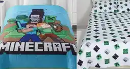 Soriana Híper MINECRAFT Colcha o sábana individual oferta