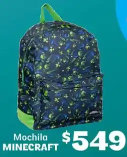 Soriana Híper MINECRAFT Mochila oferta