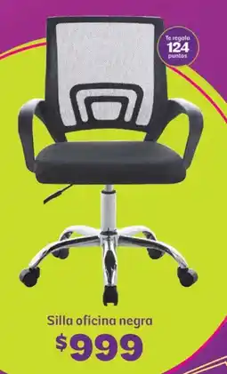 Soriana Híper Silla oficina negra oferta