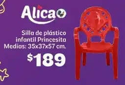 Soriana Híper Alica Silla de plástico infantil oferta