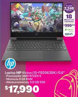 Soriana Híper Hp laptop victus 15.6" oferta
