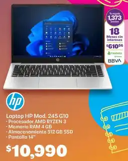 Soriana Híper Hp laptop mod. 245 G10 oferta