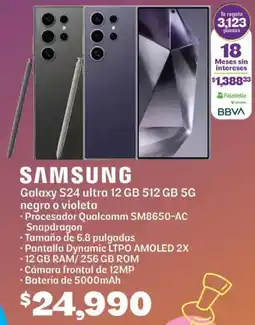 Soriana Híper Samsung galaxy s24 ultra oferta