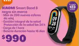 Soriana Híper Xiaomi smart band 8 negro sin marca oferta