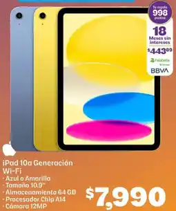 Soriana Híper iPad 10a Generación oferta
