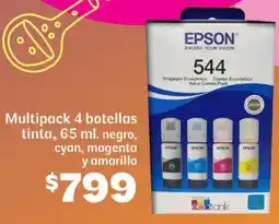 Soriana Híper Epson multipack 4 botellas tinta oferta