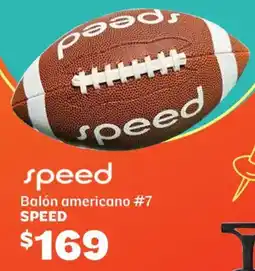 Soriana Híper Speed balón americano #7 oferta