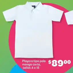 Soriana Híper Playera tipo polo manga corta oferta