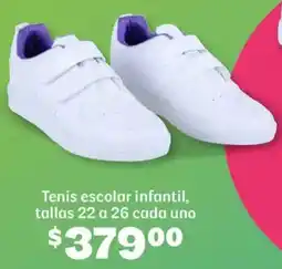 Soriana Híper Tenis escolar infantil oferta