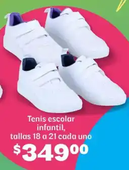 Soriana Híper Tenis escolar infantil oferta