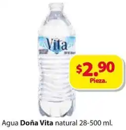 Zorro Doña vita agua natural oferta