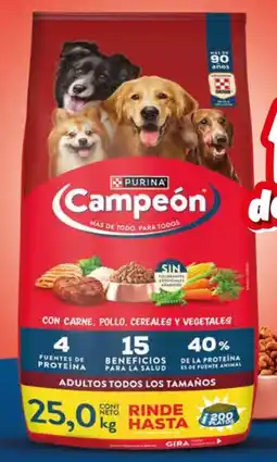 Zorro Purina campeón alim perro bulto oferta