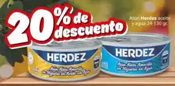 Zorro Herdez atún aceite y agua oferta