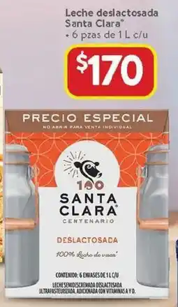 Walmart Santa clara leche deslactosada oferta