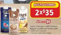 Walmart Alpura' o café con leche lala leche selecta o café lechero oferta