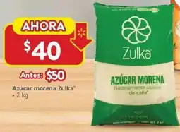 Walmart Zulka azúcar morena oferta