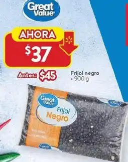 Walmart Great value frijol negro oferta