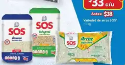 Walmart Sos variedad de arroz oferta